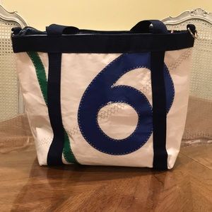 Re-Sails “sea bag” zippered tote